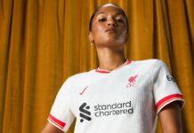 Liverpool complete 2024-25 kit set with white third jersey