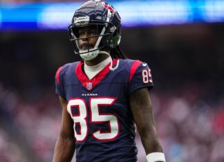 Source — WR Noah Brown, cut by Texans, signs with Commanders