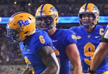 Pittsburgh’s leading scorer Rodney Hammond Jr. has been declared ineligible for the game.