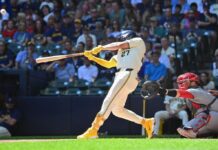 Willy Adames extends HR streak to 5 games, tying Brewers’ record