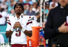 Commanders teammates eager for Jayden Daniels’ debut