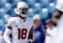Cardinals’ Harrison Jr. frustrated in one-catch NFL debut