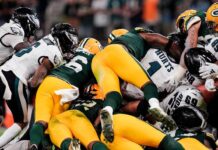 Big brother Kelce looms over Eagles’ tush push success