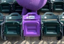Mets commemorate midseason spark plug Grimace with purple seat