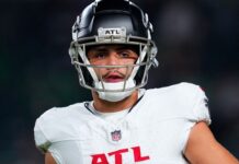 Falcons’ Drake London laments gun celebration in win vs. Eagles