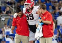 Georgia Bulldogs guard Tate Rattlage has undergone ankle surgery