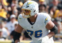 Source – Chargers rookie OT Joe Alt has sprained MCL