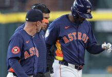 Astros’ Alvarez improving, but return to lineup not yet set