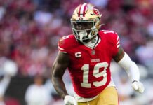 Niners WR Deebo Samuel better, but SNF status unclear