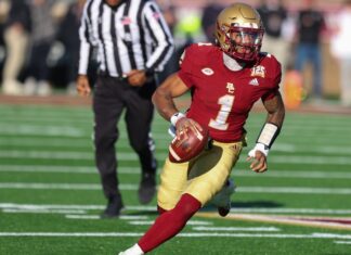 QB Thomas Castellanos for Boston College; James to start