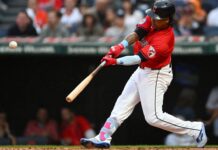 Rain leaves Guardians’ José Ramírez 1 HR shy of 40-40 club