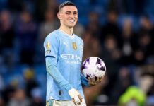 Manchester City’s Foden on way back to Premier League best – Pep