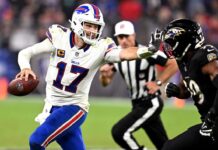 Bills QB Josh Allen ‘sore’ but ‘fine’ after big hit