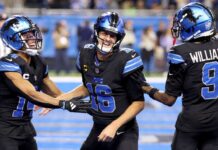 Detroit Lions hand Seattle Seahawks their first loss