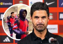 Surprise, surprise! ‘Injured’ Arsenal duo spotted with squad on eve of Liverpool visit – Liverpool FC