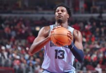 Grizzlies’ Jaren Jackson injures hamstring in 1st camp practice