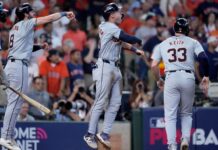Tigers sweep Astros in AL wild card, face Guardians next