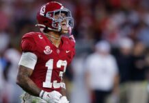 Alabama’s Malachi Moore regrets the outburst at the end of the Vandy game