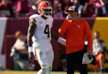 Through 17 starts, Browns QB Deshaun Watson well below expectation