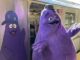 Grimace arrives for Mets’ NLDS game on custom 7 train
