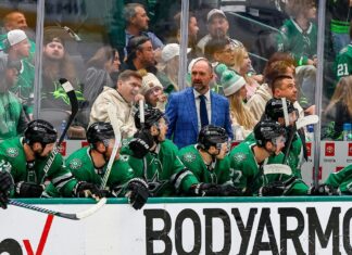 Coach Pete DeBoer back with Stars after having appendectomy