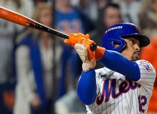 Francisco Lindor’s grand slam lifts Mets into NLCS, ousts Phillies