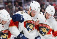 Panthers’ Aleksander Barkov skates in step toward return