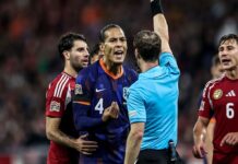 Virgil van Dijk ‘angry’ after 1st red card with Netherlands