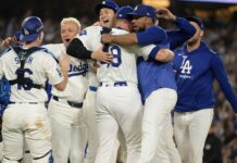 Dodgers lean on pitching to beat Padres in Game 5, reach NLCS
