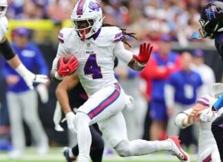 Bills’ James Cook set to play vs. Titans; Ray Davis questionable