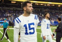 Colts to start QB Joe Flacco again, WR Michael Pittman Jr. active