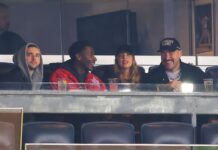 Taylor Swift, Travis Kelce attend Guardians-Yankees ALCS Game 1
