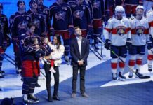 Blue Jackets play home opener with Gaudreau brothers in mind