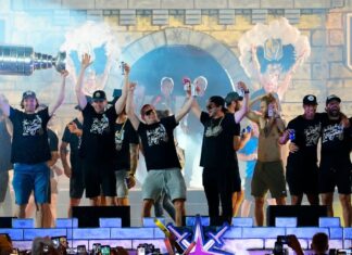 Which cities have won multiple sports titles in a year?