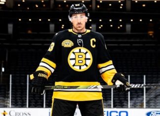 Boston Bruins debut centennial jersey to honor 100-year legacy