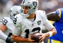 Source: Raiders QB Aidan O’Connell has broken thumb