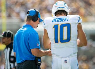 Herbert-Harbaugh bromance off to a good start in Los Angeles