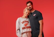 NHL players and partners model for Fanatics/Lululemon collab