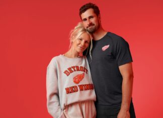 NHL players and partners model for Fanatics/Lululemon collab