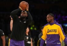LeBron, Bronny make history, take court together for Lakers