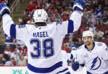 Brandon Hagel’s natural hat trick powers Tampa Bay Lightning