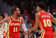 No. 1 pick Zaccharie Risacher drains first shot in Hawks debut