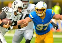 Chargers linebacker Bosa to play in limited role vs. Saints