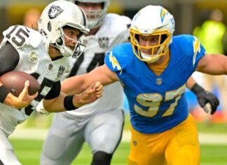 Chargers linebacker Bosa to play in limited role vs. Saints