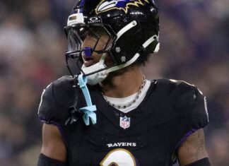 Baltimore Ravens downgrade rookie Nate Wiggins to out