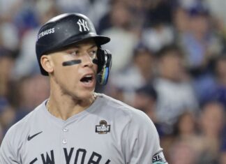 Yankees’ Aaron Judge whiffs 3 more times in World Series Game 2