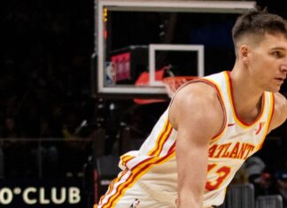 Hawks’ Bogdan Bogdanovic out at least month due to hamstring