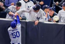 Yankees fans who tackled Mookie Betts were banned from World Series Game 5