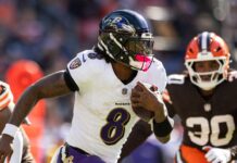 Ravens’ Lamar Jackson sits out practice with injuries