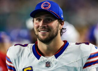 Josh Allen takes Buffalo Bills QB room to Yankees’ World Series Game 4